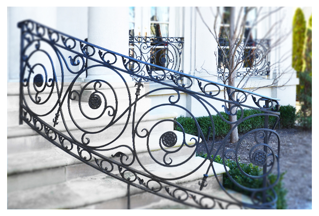 Custom Wrought Iron Railings Exterior