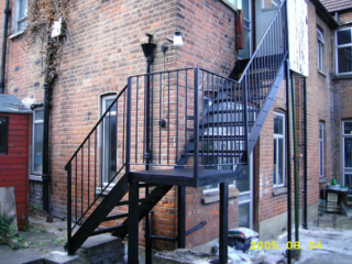 Custom Wrought Iron Stair, Metal Stair Railings