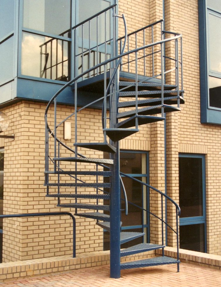Custom Metal Spiral Staircase